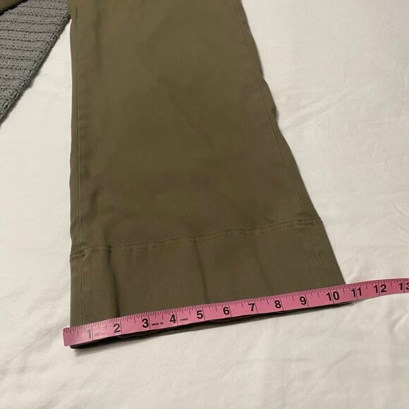 Spanx Stretch Twill Cropped Wide Leg Cargo Pants Women's Small Casual Travel - Picture 3 of 10